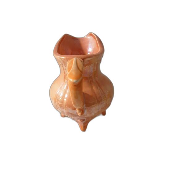 Lusterware Creamer or Milk Pitcher Peach ~Vintage~ - Picture 4 of 5